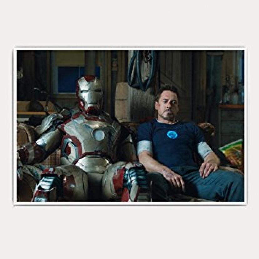 postergali multi color iron man vs tony stark 250 GSM 18x12 inch poster