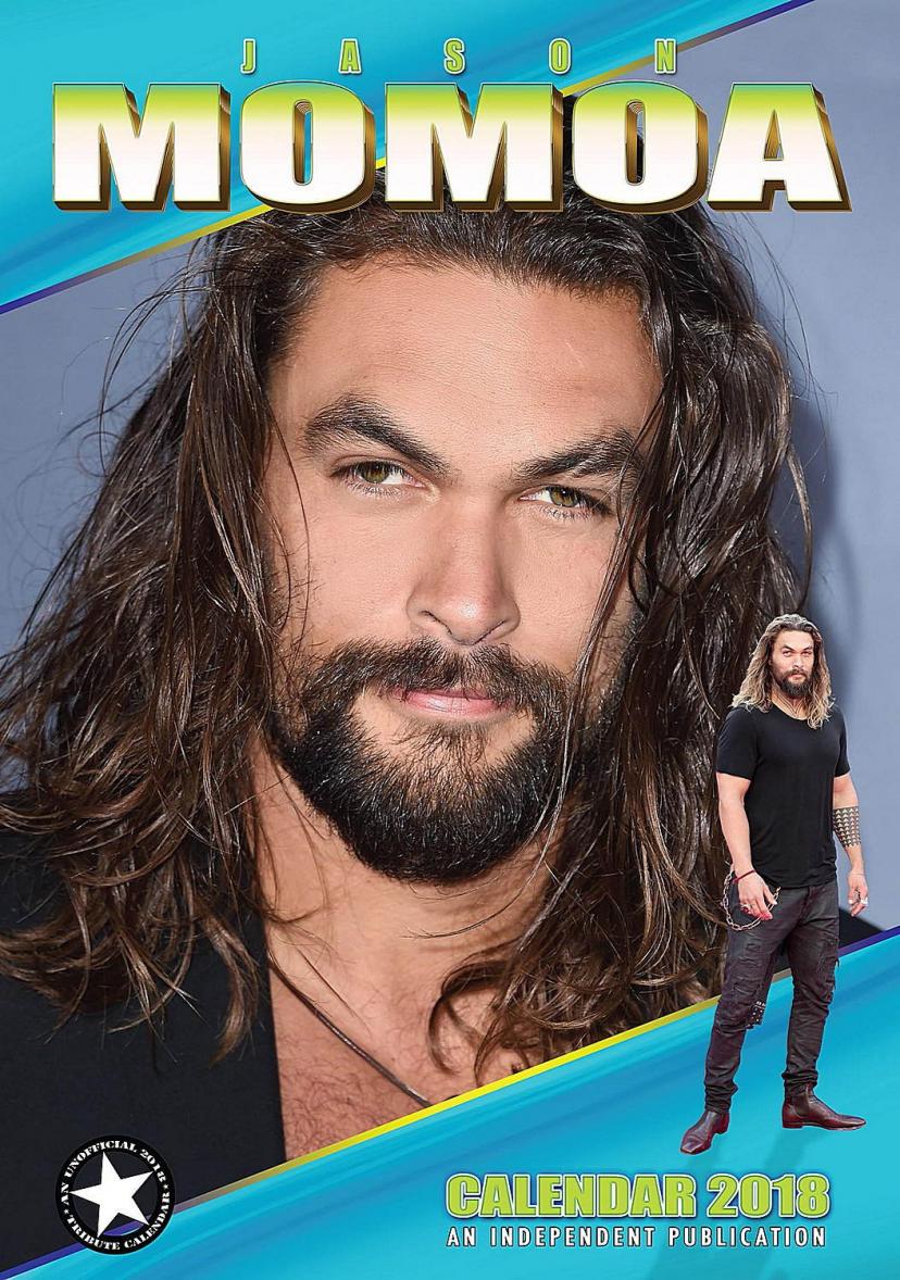 Jason Momoa Calendar - Calendar 2017 - 2018 Calendars - Game of Thrones - Sexy Men Calendar - 12 Month Calendar by Dream