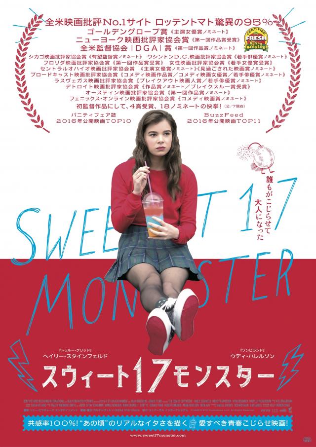 映画 スウィート17モンスター はこじらせ女子の青春コメディ 最新情報まとめ Ciatr シアター