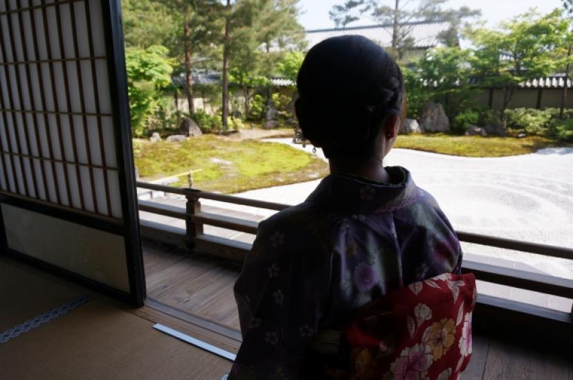 着物、女性、フリー素材