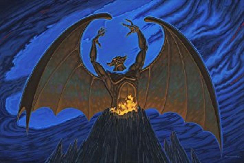Manuel Hernandez Night on Bald Mountain - From Disney Fantasia Disney Art