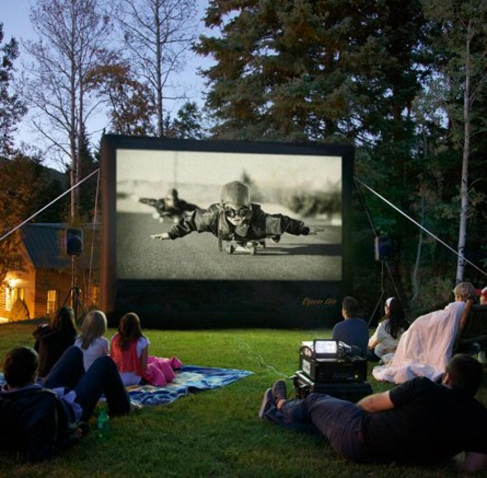 OpenAirCinema CBH12 Home Line Cinebox Home 12 x 7 ft. Backyard Theater System