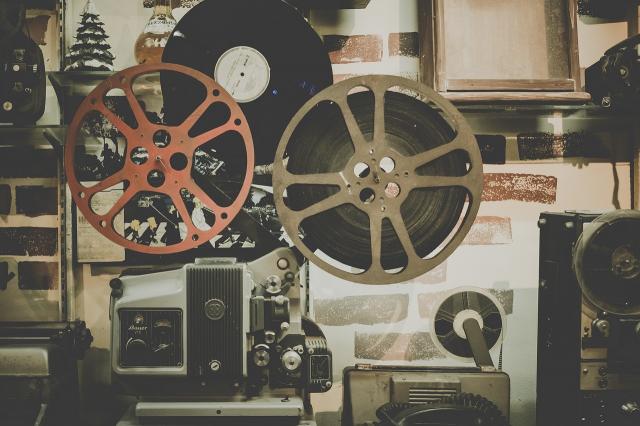 フィルム 映写機 フリー画像