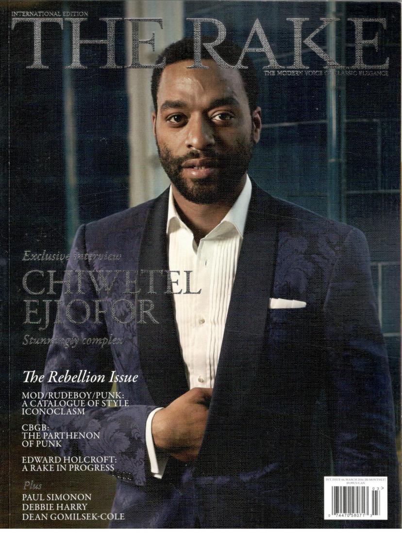 The Rake Magazine (Chiwetel Ejiofor,March 2016)