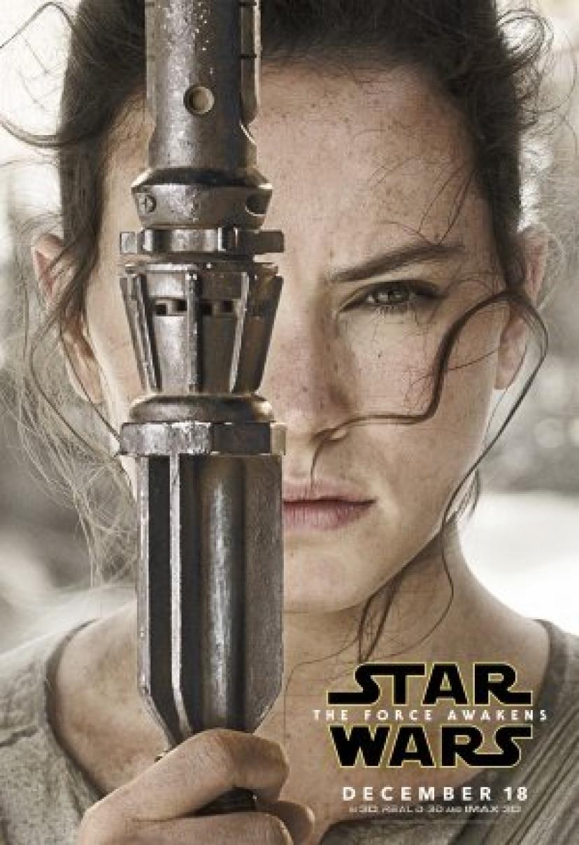 STAR WARS : THE FORCE AWAKENS – Rey - US Imported Movie Wall Poster Print - 30CM X 43CM Brand New Episode 7 VII