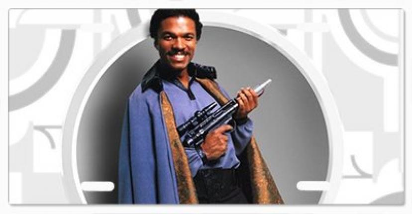Star Wars Lando Calrissian Vanity License Plate Vanity License Plate