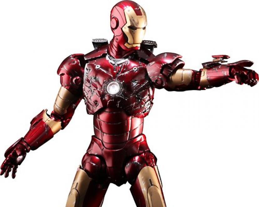 ムービー・マスターピース アイアンマン 1/6スケールフィギュア アイアンマン マーク3 バトルダメージ版