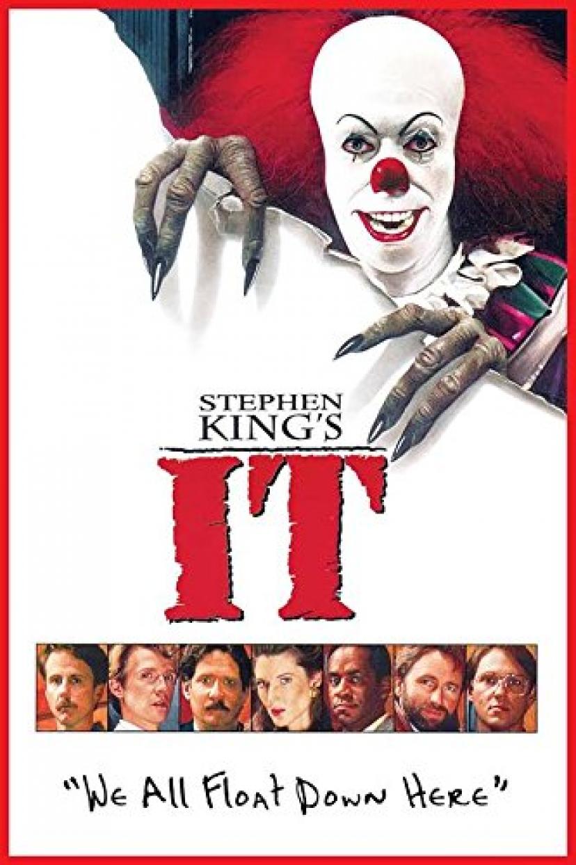 Stephen Kings - IT - 1990 36x24 Classic Horror TV Show Movie Art Print Poster We all Float Down Here