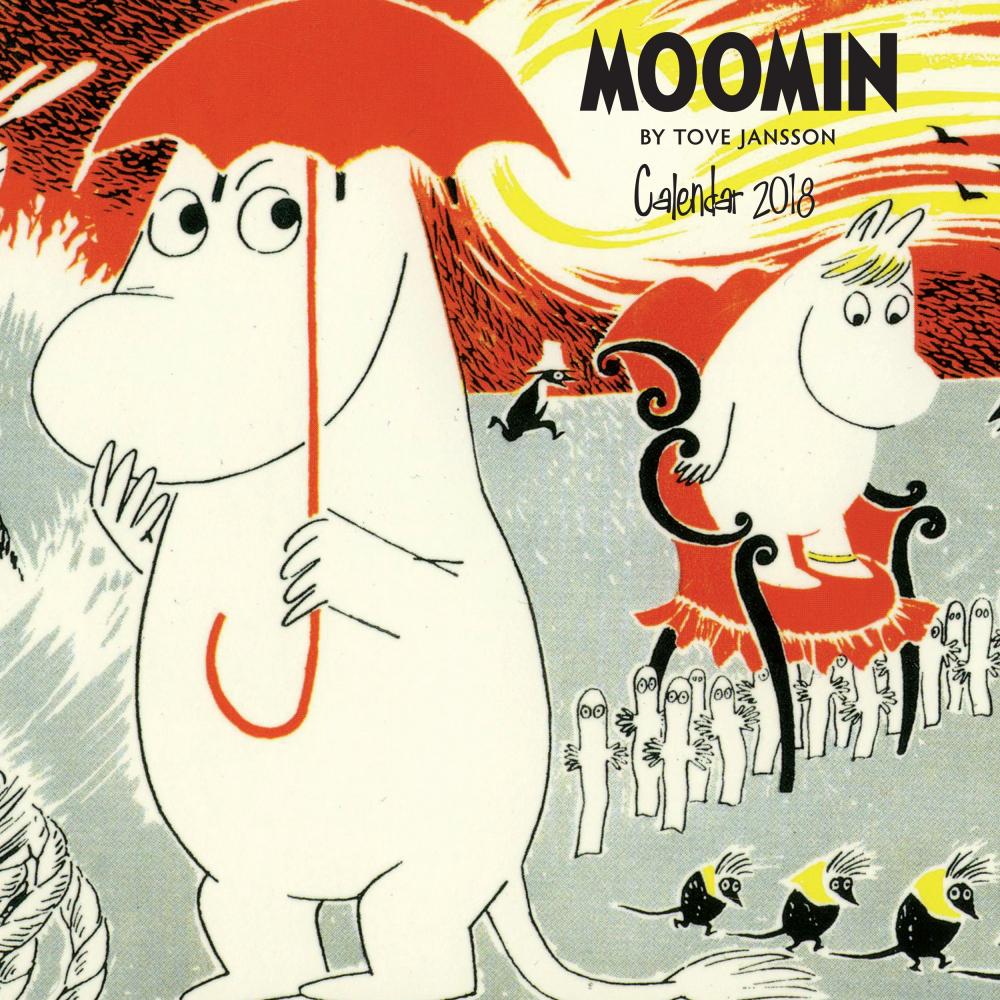 Moomin by Tove Jansson Wall Calendar 2018 (Art Calendar) (英語) カレンダー – 2017/2/22[ムーミン]