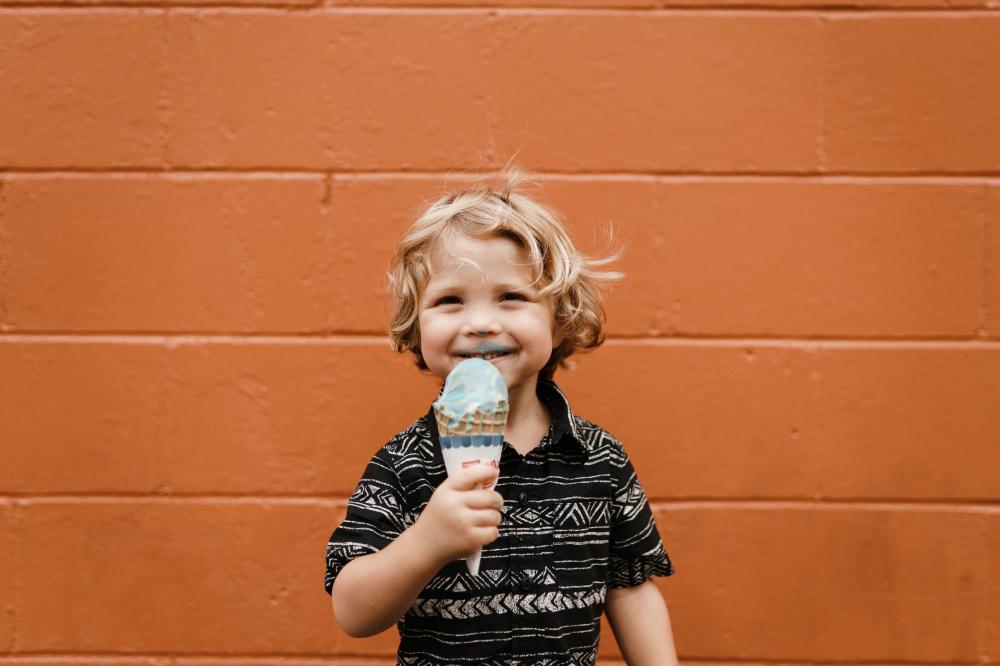 子供 アイスクリーム フリー画像