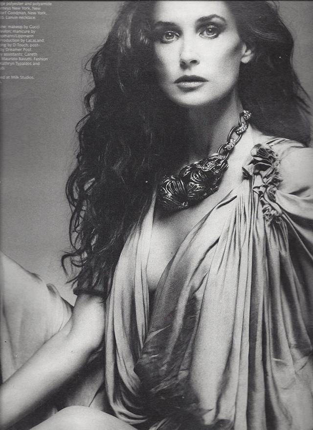 2009 W Magazine Editorial Photo Set With Demi Moore