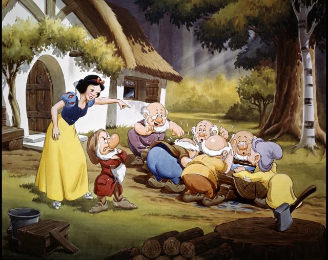 保存版 ディズニー セル画 白雪姫と7人の小人 絵画 タペストリ Alrc Asia