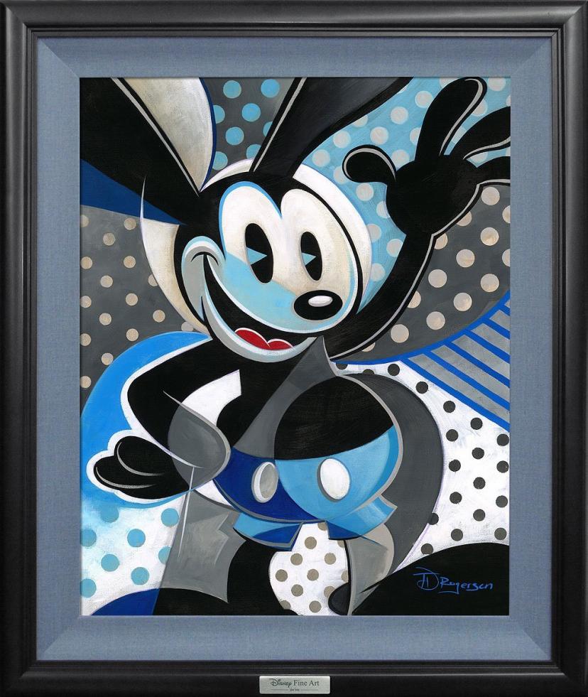 Tim Rogerson Oswald the Lucky Rabbit Framed Disney Art[オズワルド]