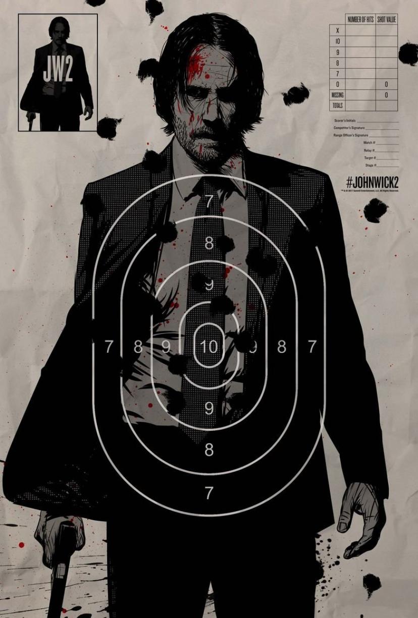 John Wick Chapter Two Movie Poster 18 x 28 Inches