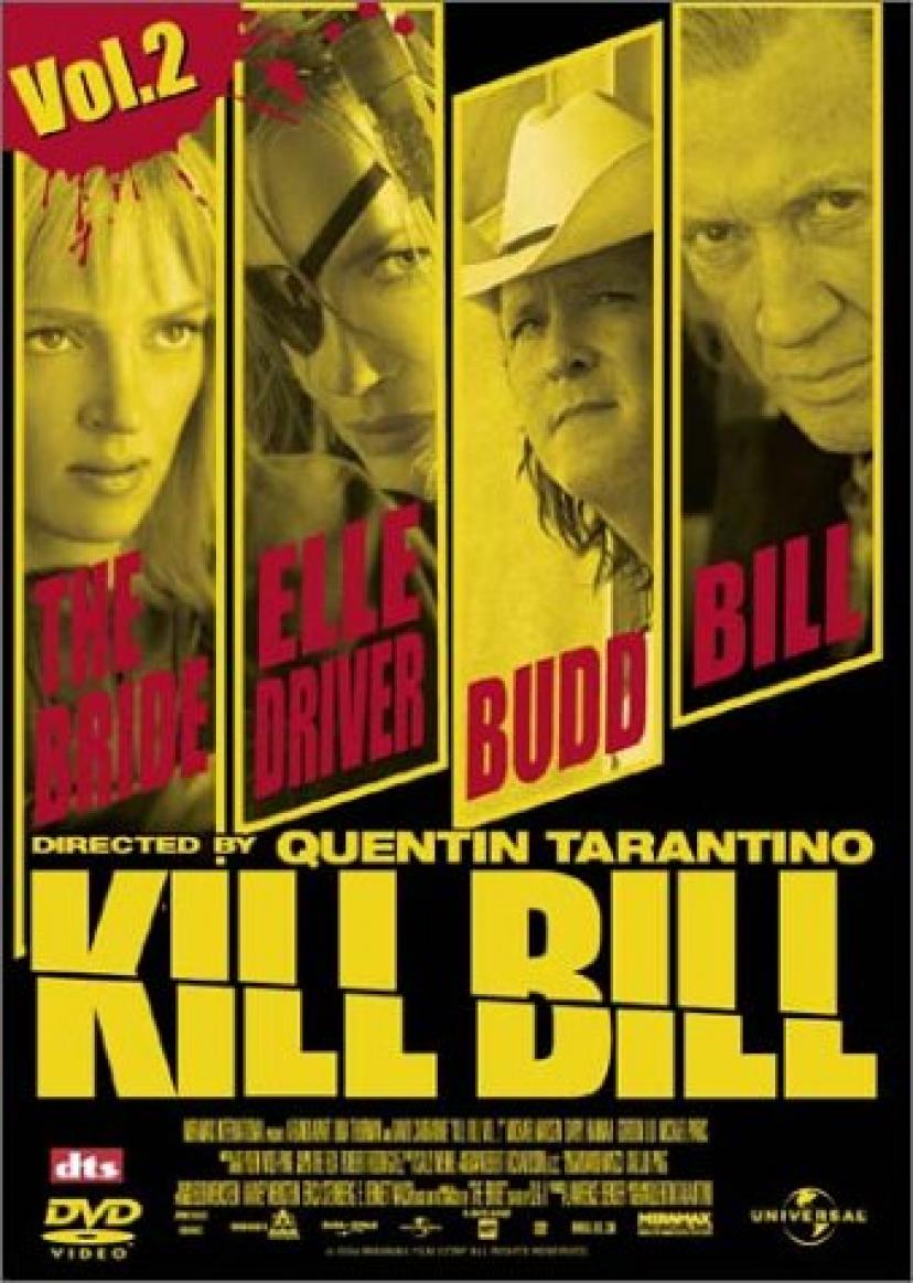無料配達 KILLBILL Vol.2 映画フライヤー クエンティン 