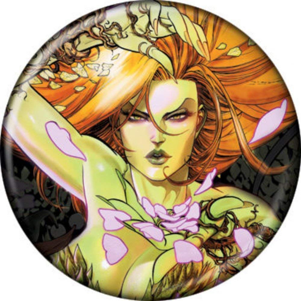 Licensed DC Comics (Batman Villains) Poison Ivy Sirens 1.25" Button/Pinback B-day Party gifts - with Gift Box DC Comics