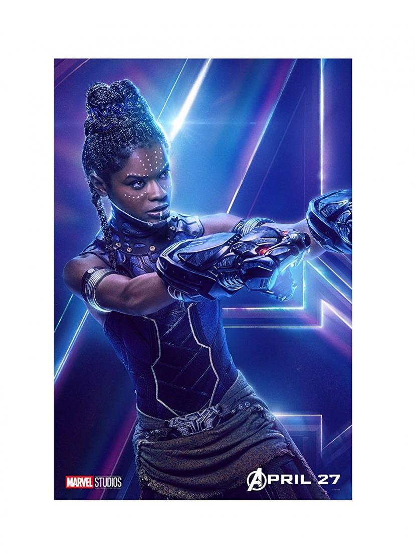 Avengers Infinity War Movie 13x20" 27x40" 32x48" Characters Film Print (Shuri, 36"x24" (90x60cm))