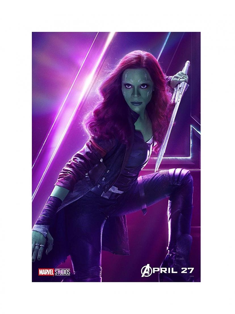 Avengers Infinity War Movie 13x20" 27x40" 32x48" Characters Film Print (Gamora, 36"x24" (90x60cm)) by Unknown