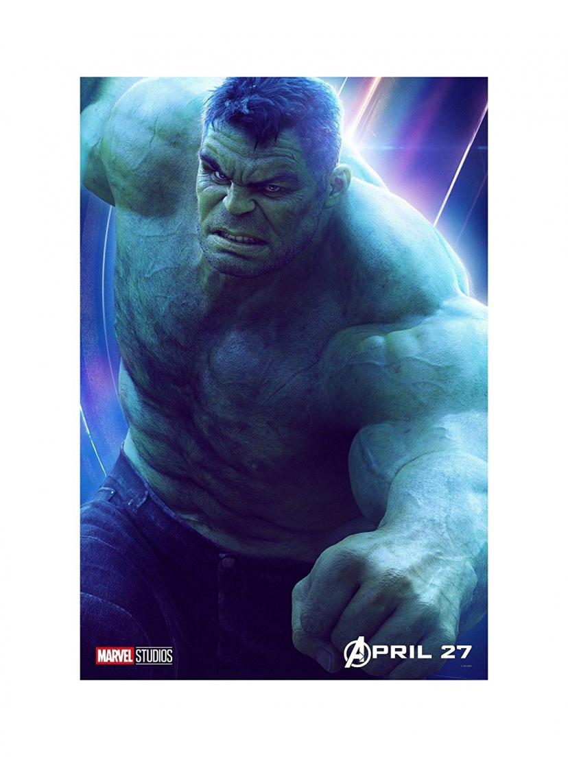 Avengers Infinity War Movie 13x20" 27x40" 32x48" Characters Film Print (The Hulk, 36"x24" (90x60cm))