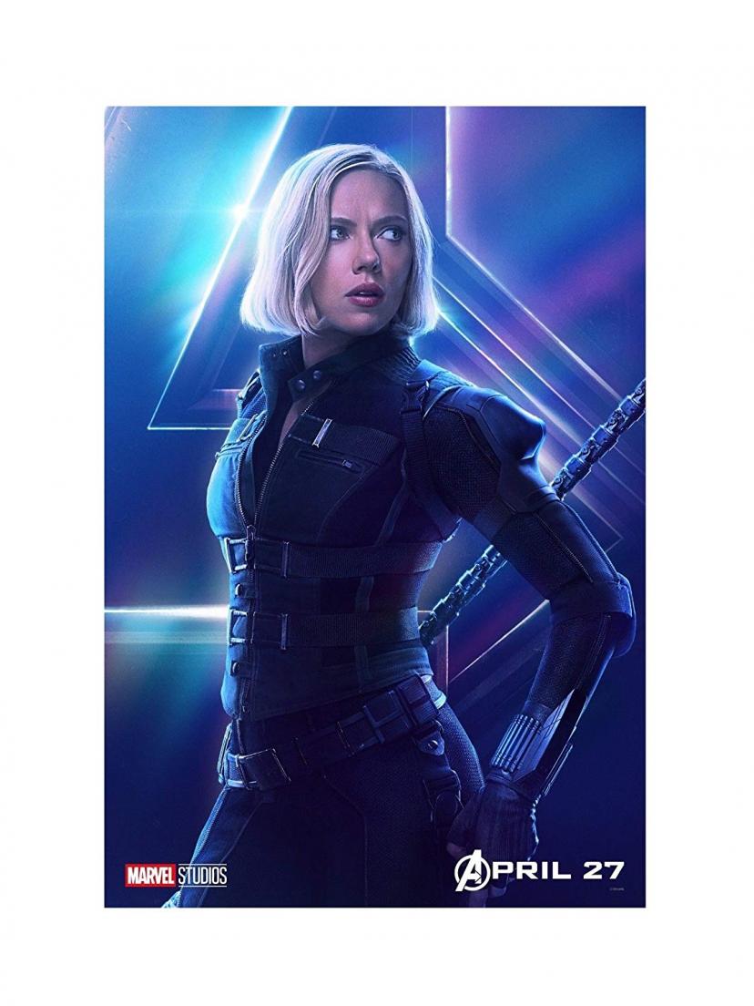 Avengers Infinity War Movie 13x20" 27x40" 32x48" Characters Film Print (Rocket and Groot, 36"x24" (90x60cm))