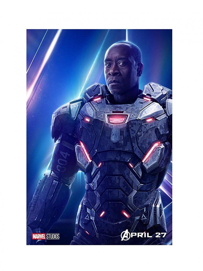 Avengers Infinity War Movie 13x20" 27x40" 32x48" Characters Film Print (War Machine, 36"x24" (90x60cm))