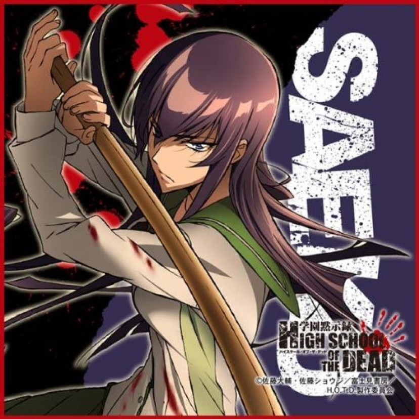 学園黙示録 HIGHSCHOOL OF THE DEAD マイクロファイバーミニタオル 毒島冴子