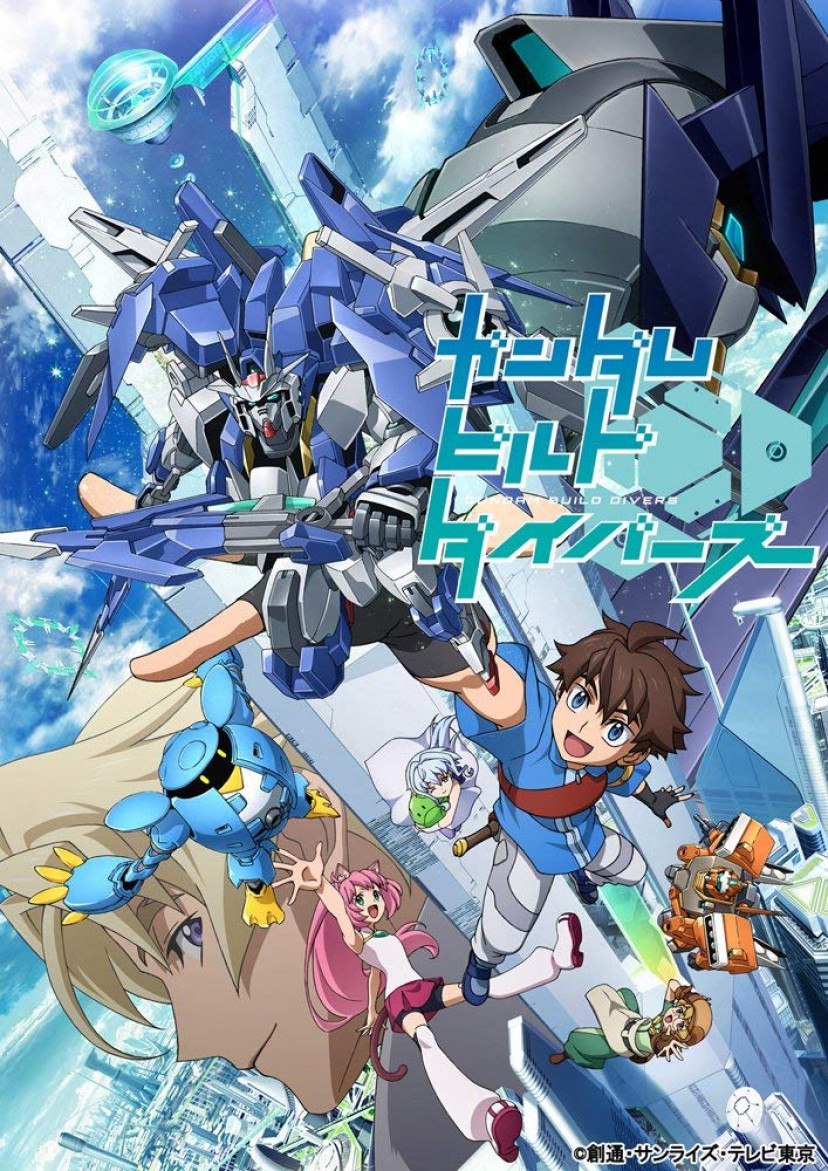 ガンダムビルドダイバーズ、リク(ミカミ・リク)、ユッキー(ヒダカ・ユキオ)、モモ(ヤシロ・モモカ)、はガンダムダブルオーダイバー、ジムIIIビームマスター、モモカプル