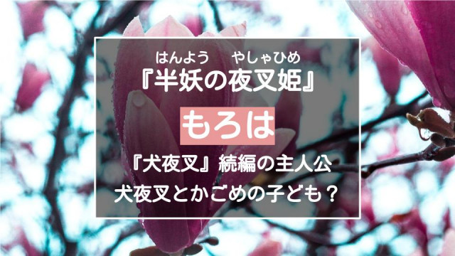『半妖の夜叉姫』もろは 編集記事 サムネイル画像