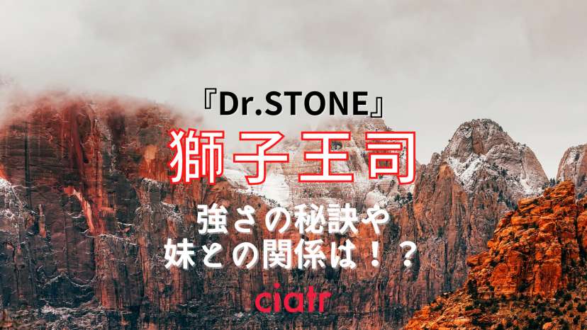 Dr Stone 獅子王司 ししおうつかさ を徹底解説 その強さや過去とは一体 Ciatr シアター