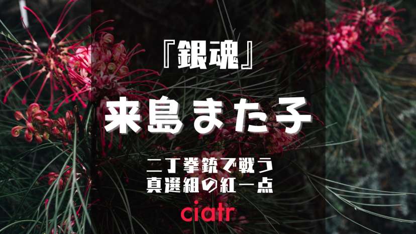 来島また子 銀魂 の騎兵隊の 紅い弾丸 を徹底紹介 菜々緒が熱演 Ciatr シアター