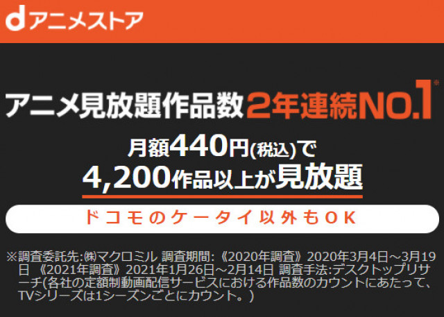 dアニメストア