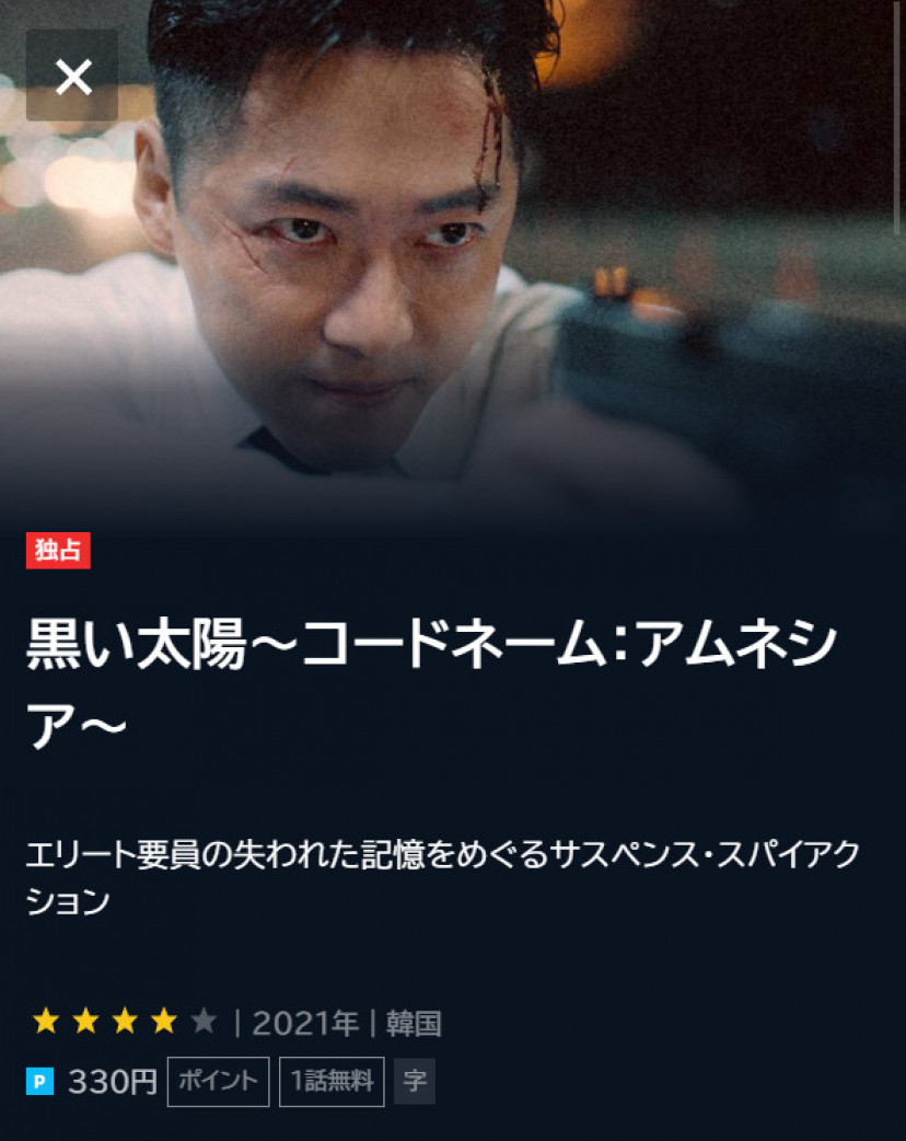 韓国ドラマ 黒い太陽 の見逃し配信動画を無料で観られるサブスクまとめ Ciatr シアター