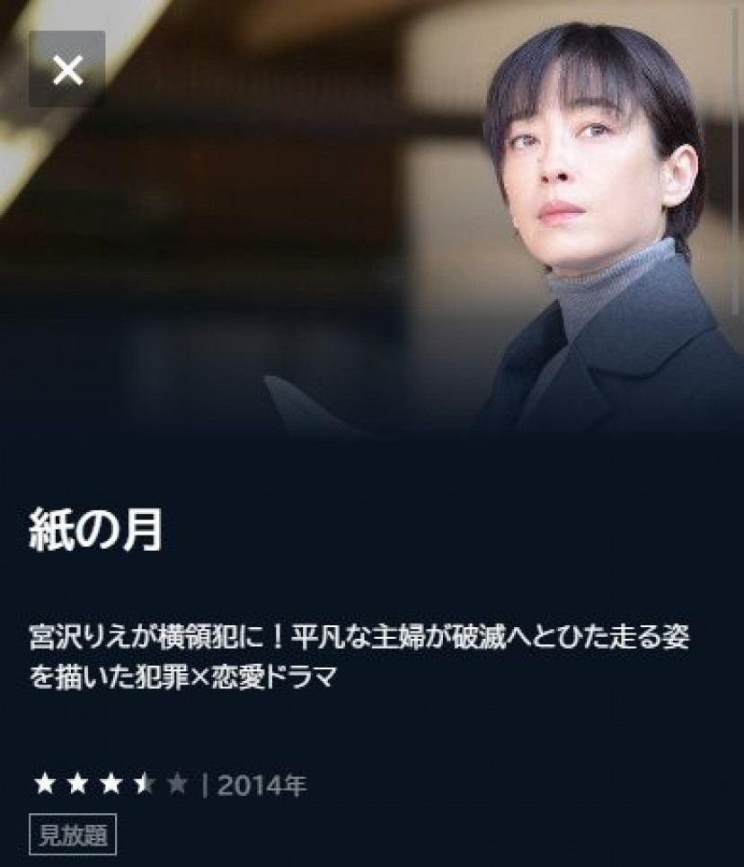 紙の月 U-NEXT検索