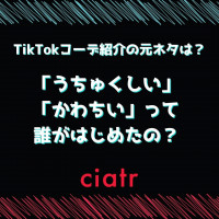 TikTokコーデ紹介の元ネタは？「うちゅくしい」「かわちい」って誰がはじめたの？