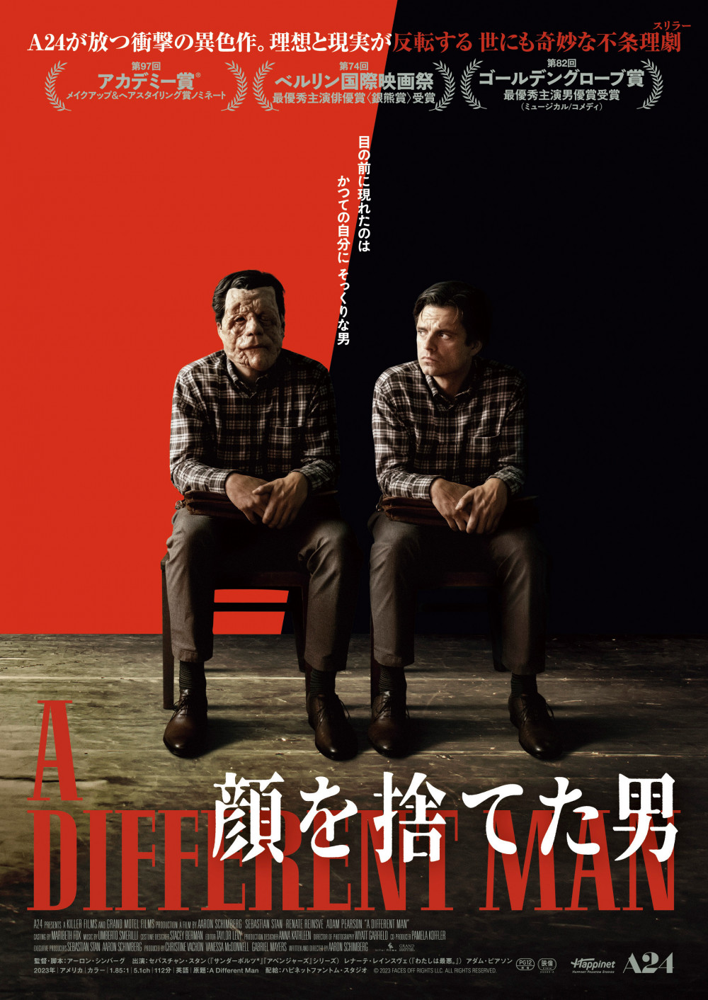 顔を捨てた男、ポスター