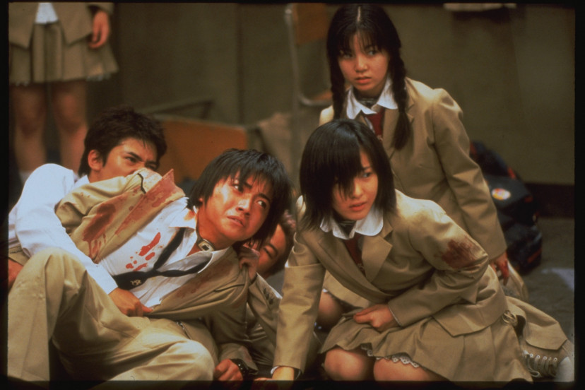 『バトル・ロワイヤル』(2000年)場面写真(藤原竜也)