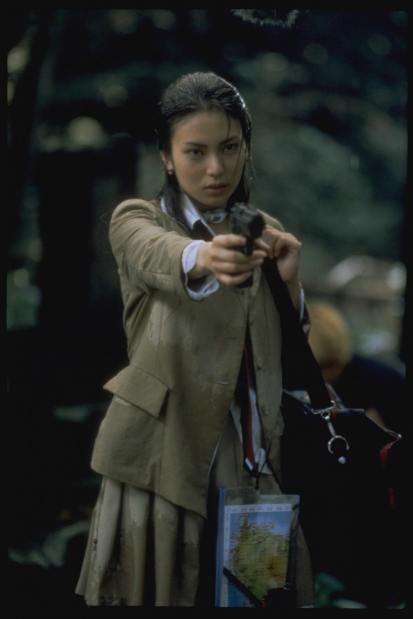 『バトル・ロワイヤル』(2000年)場面写真(柴咲コウ)