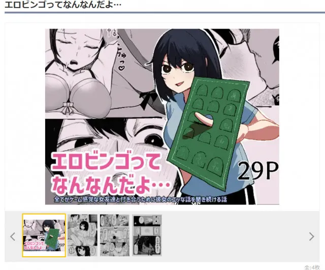 『エロビンゴってなんなんだよ…』