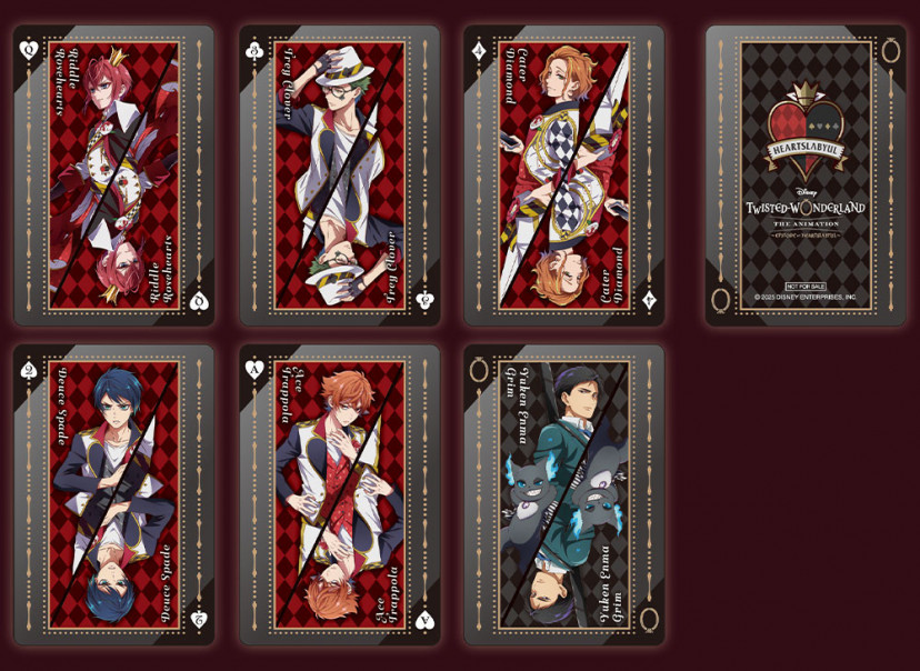 ツイステ トランプ風クリアカード