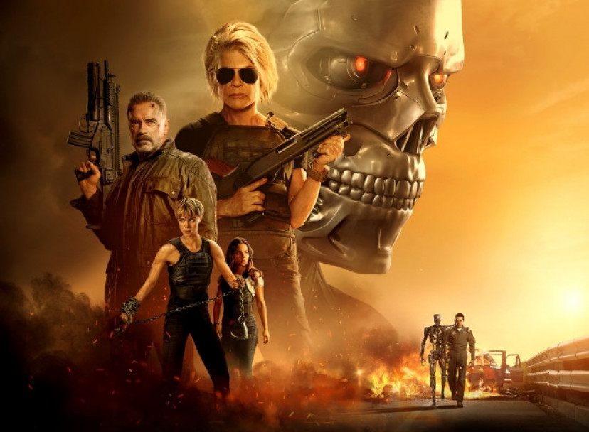 『ターミネーター:ニュー・フェイト』〈T-800〉ターミネーター役/アーノルド・シュワルツェネッガー サラ・コナー役/リンダ・ハミルトン