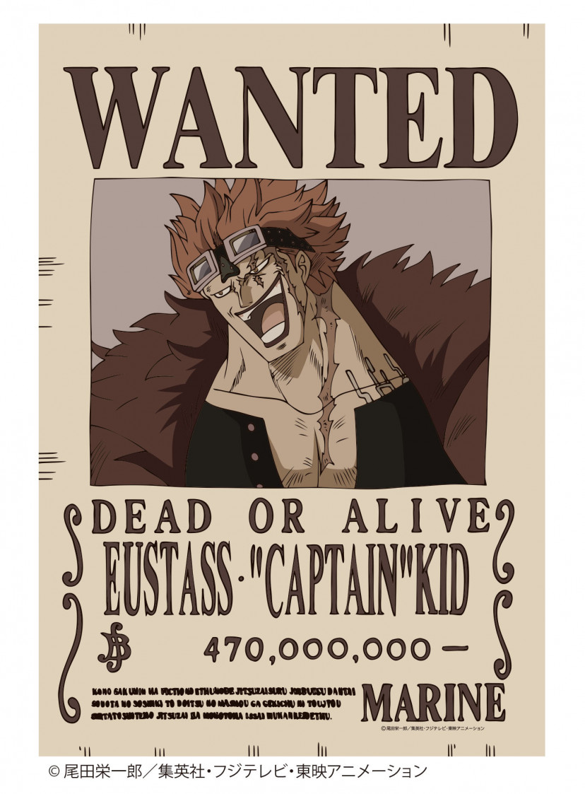 ワンピース　ONE PIECE　ユースタス・キッド