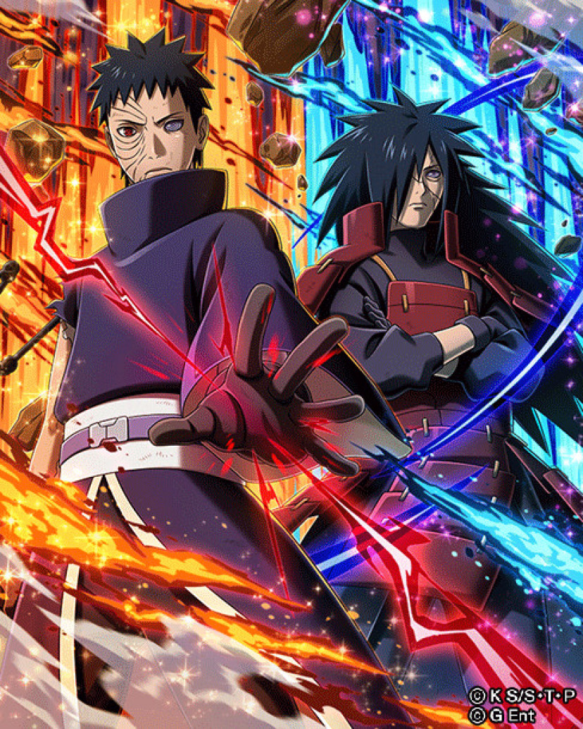 うちはマダラ　うちはオビト　NARUTO　ナルト