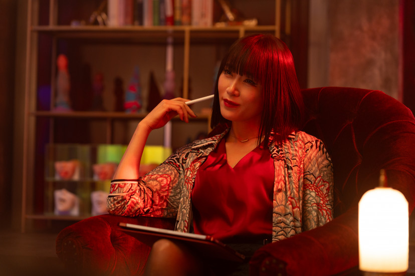 Netflix「SとX」山口紗弥加